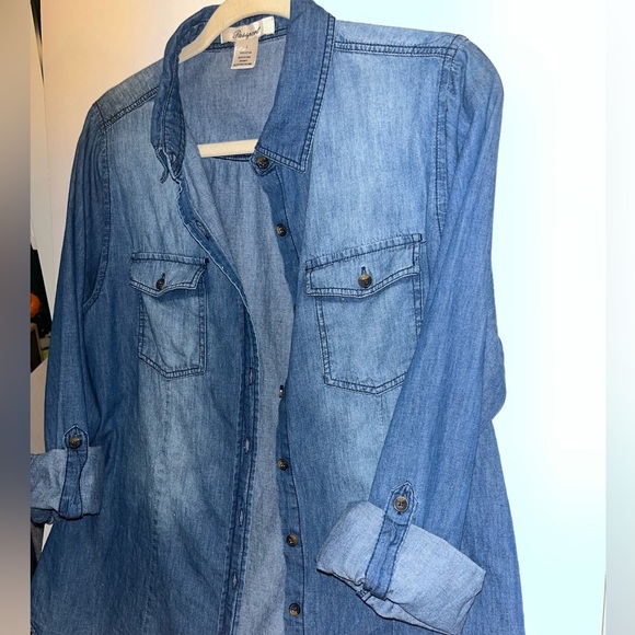 Denim Style Top - Picture 6 of 7